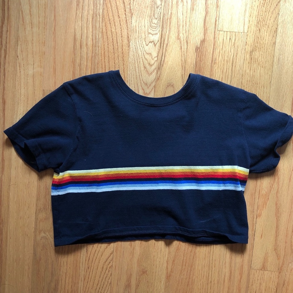 Brandy rainbow crop top